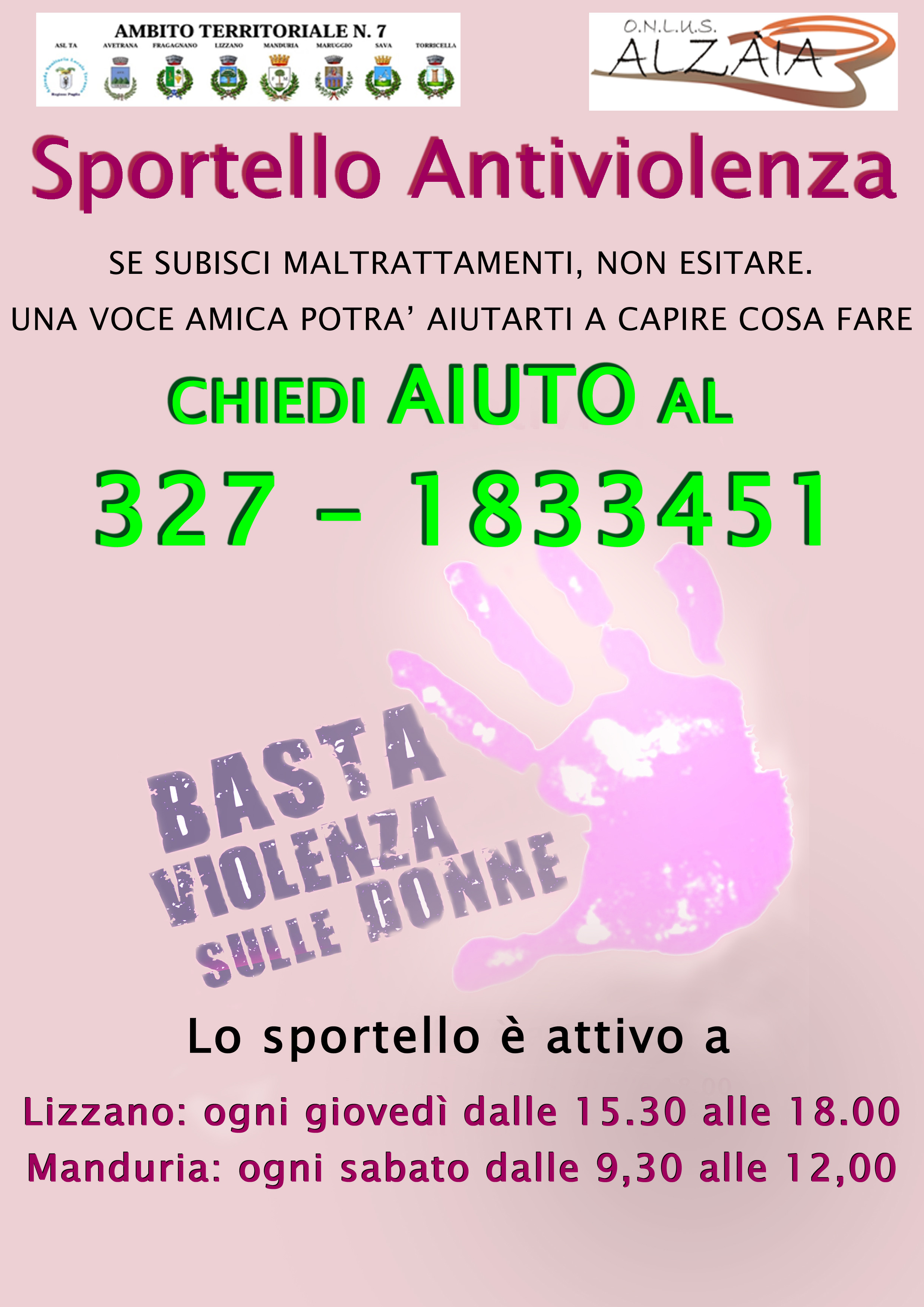 Immagine di Sportello antiviolenza